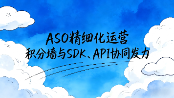 ASO优化利器:积分墙SDK引爆应用增长