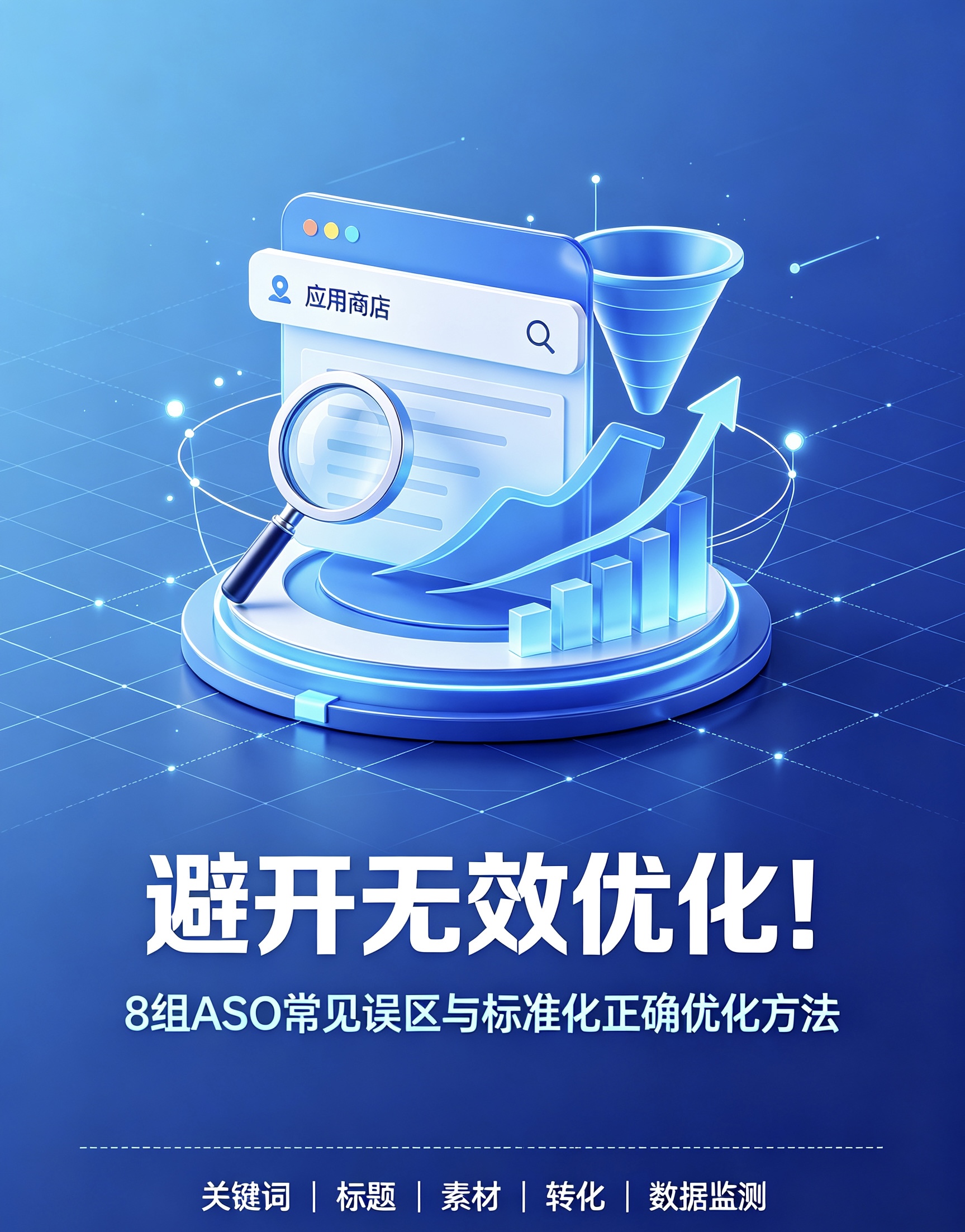 避开无效优化！8组ASO常见误区与标准化正确优化方法
