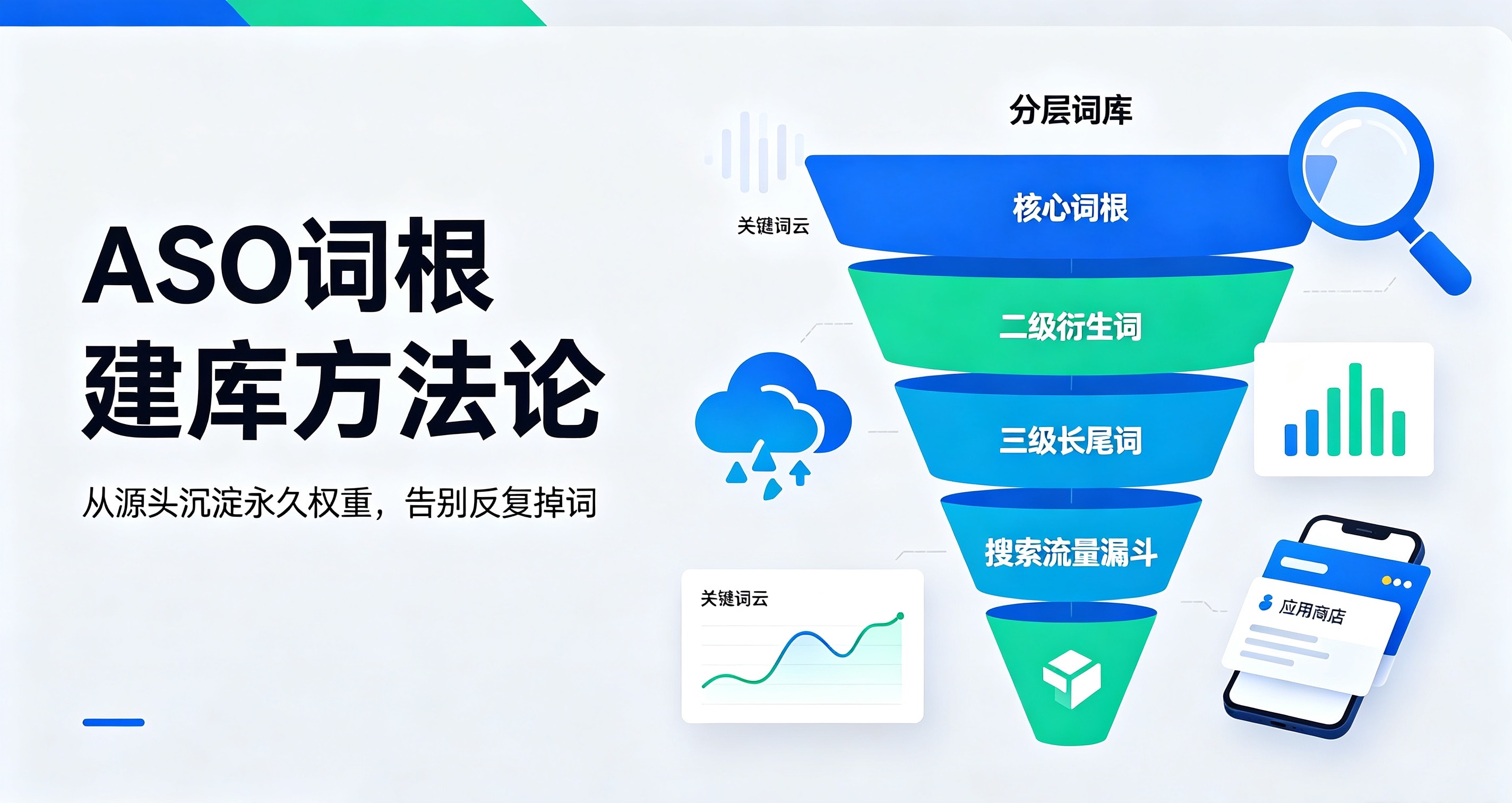 跳出盲目拓词内卷!用词根权重法,搭建长期稳定的ASO核心词库