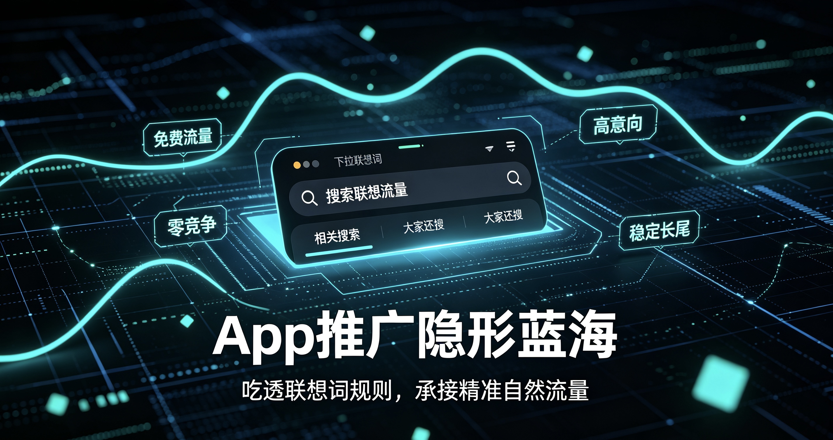 避开热词内卷!App被低估的免费增量:搜索联想流量精细化运营